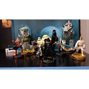 Star Wars Attacktix Lot – AT‑RT, Luke, Vader, Han, Chewy, Jabba + Missiles Lot